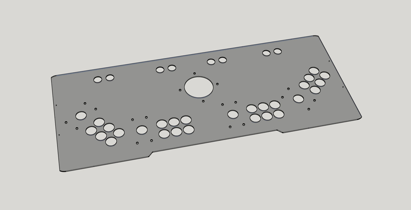 Acrylic Control Panel Cover for LVL32B4-XLU Upright and 4PAP-XL Pedestal