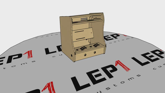 LVL19C 1 or 2 Player Bartop Arcade Cabinet Kit for 15" to 19" Screens (HAPP Only)