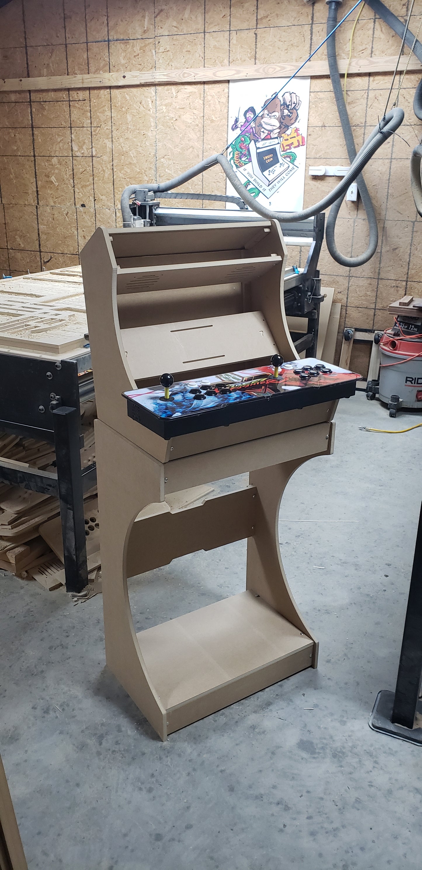 Arcade Kit Pedestal for our LVL19 and LVL23 bartop kits