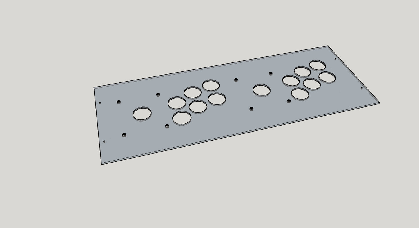 Acrylic Control Panel Cover for LVL19 Bartop