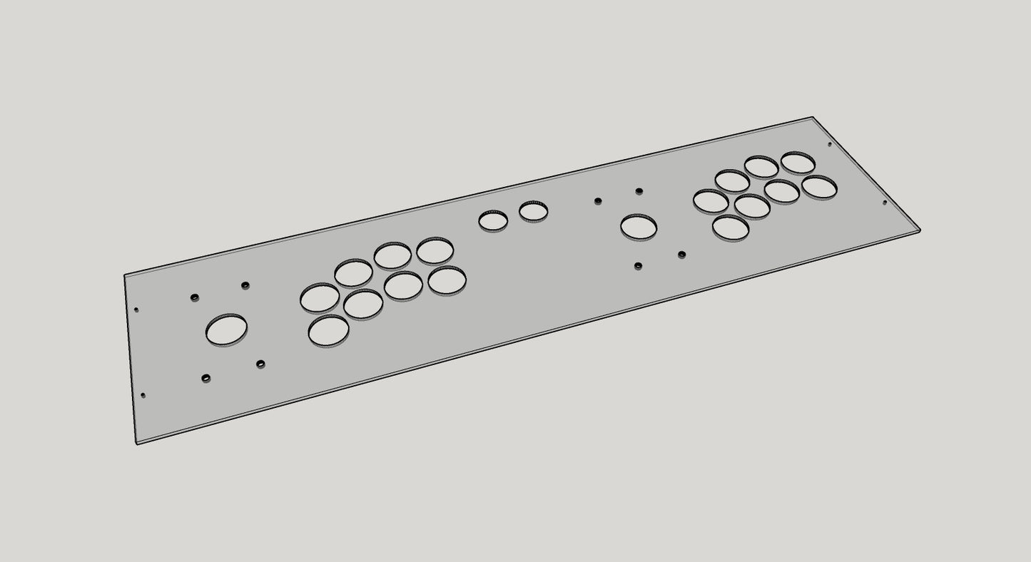 Acrylic Control Panel Cover for LVL27 Bartop