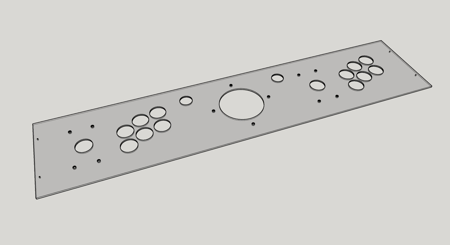 Acrylic Control Panel for GTAP Pedestal