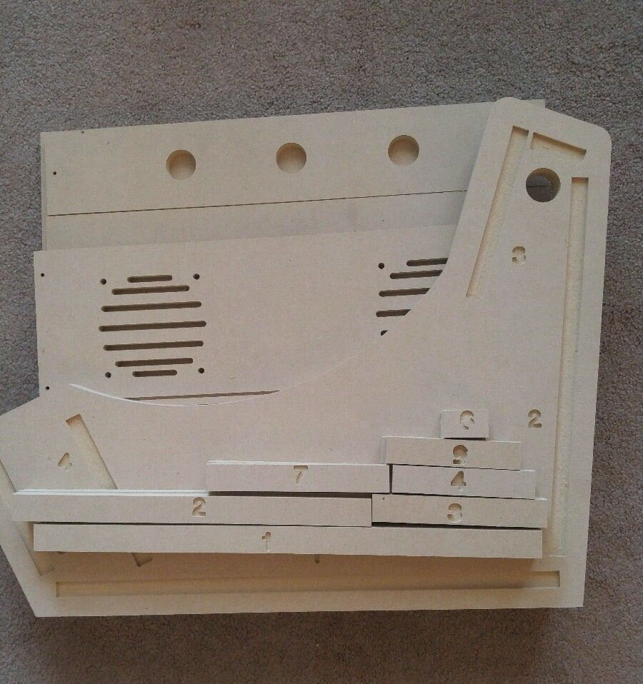 LVL19 1 or 2 Player Bartop Arcade Cabinet Kit for 15" to 19" Screens (HAPP Only)