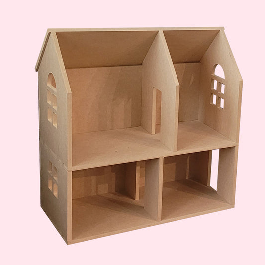2 Story "Morning Glory" One Inch Scale (1:12) Modular and Customizable Dollhouse Kit