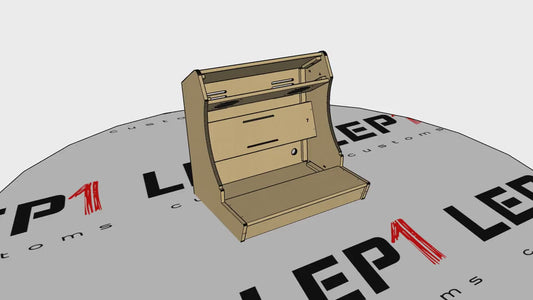 LVL23P2 Easy to Assemble Pandora's Box bartop / tabletop arcade cabinet DIY kit w/ marquee holder