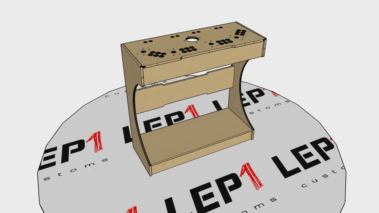 4PAP XL - 4 Player and Trackball Arcade Pedestal Kit (Sanwa Only