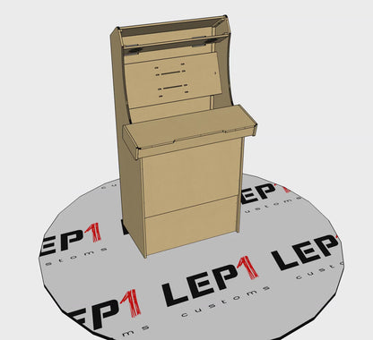 LVL32B2 2 Player Upright Arcade Cabinet Kit for up to a 32" screen