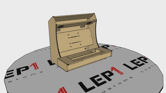 LVL32XP Pandora's Box Ready Bartop / Tabletop Arcade Cabinet Kit for up to a 32in TV or 32in Monitor