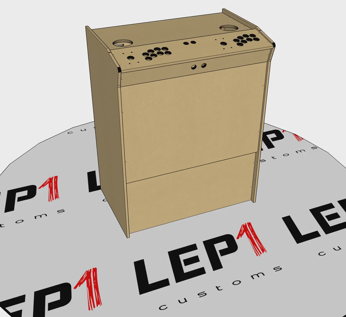 GTAP - Large format arcade pedestal kit – LEP1 Customs