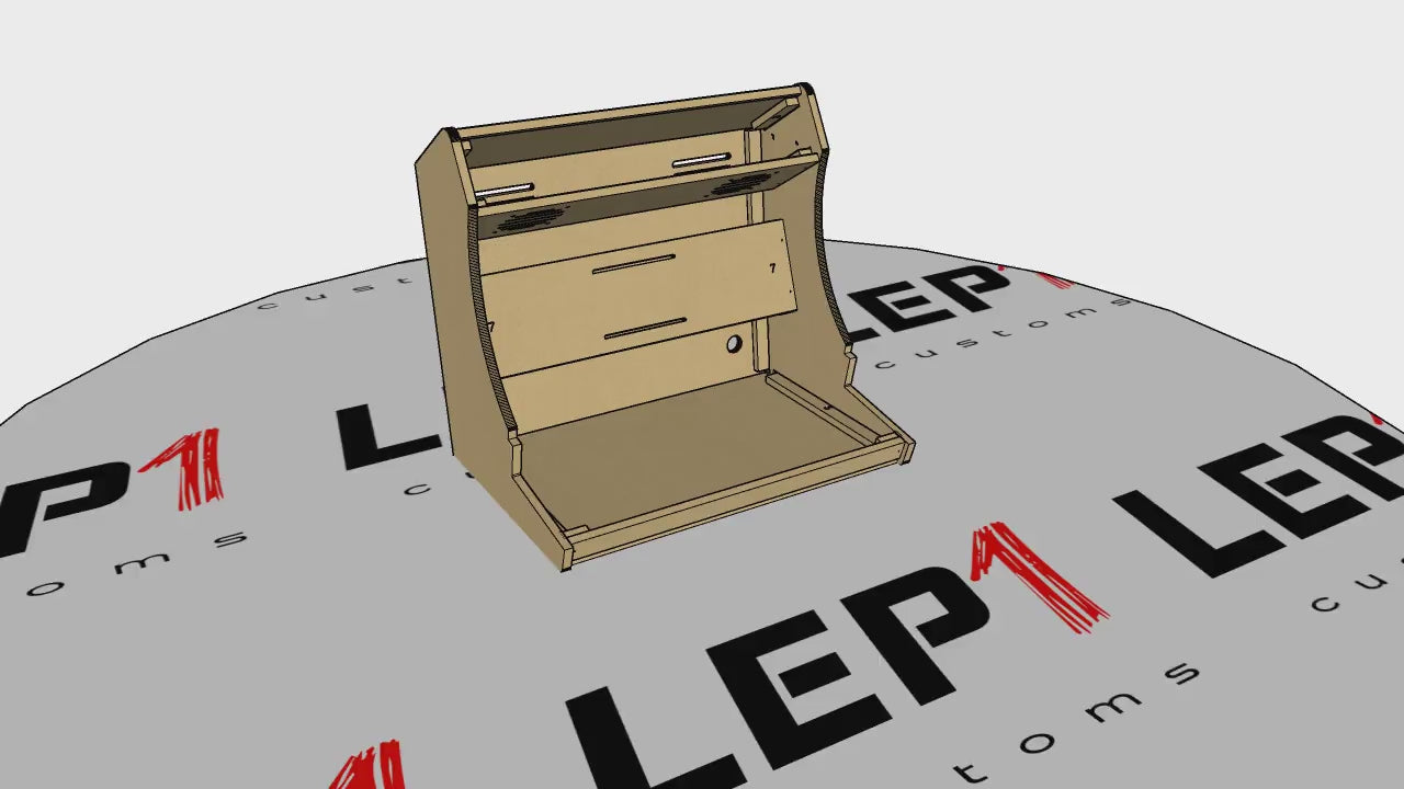 LVL24P Easy to Assemble Pandora's Box ready bartop