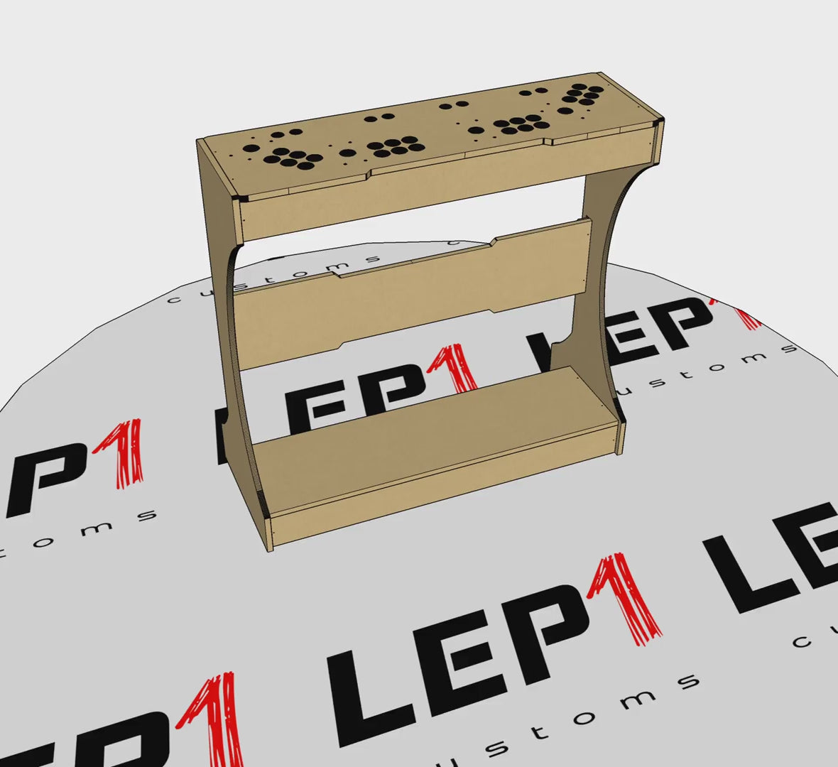 4PAP 4 Player Fight Stick Arcade Pedestal Kit (SANWA Only) – LEP1