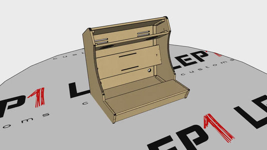 LVL24P2 Easy to Assemble Pandora's Box bartop / tabletop arcade cabinet DIY kit w/ marquee holder