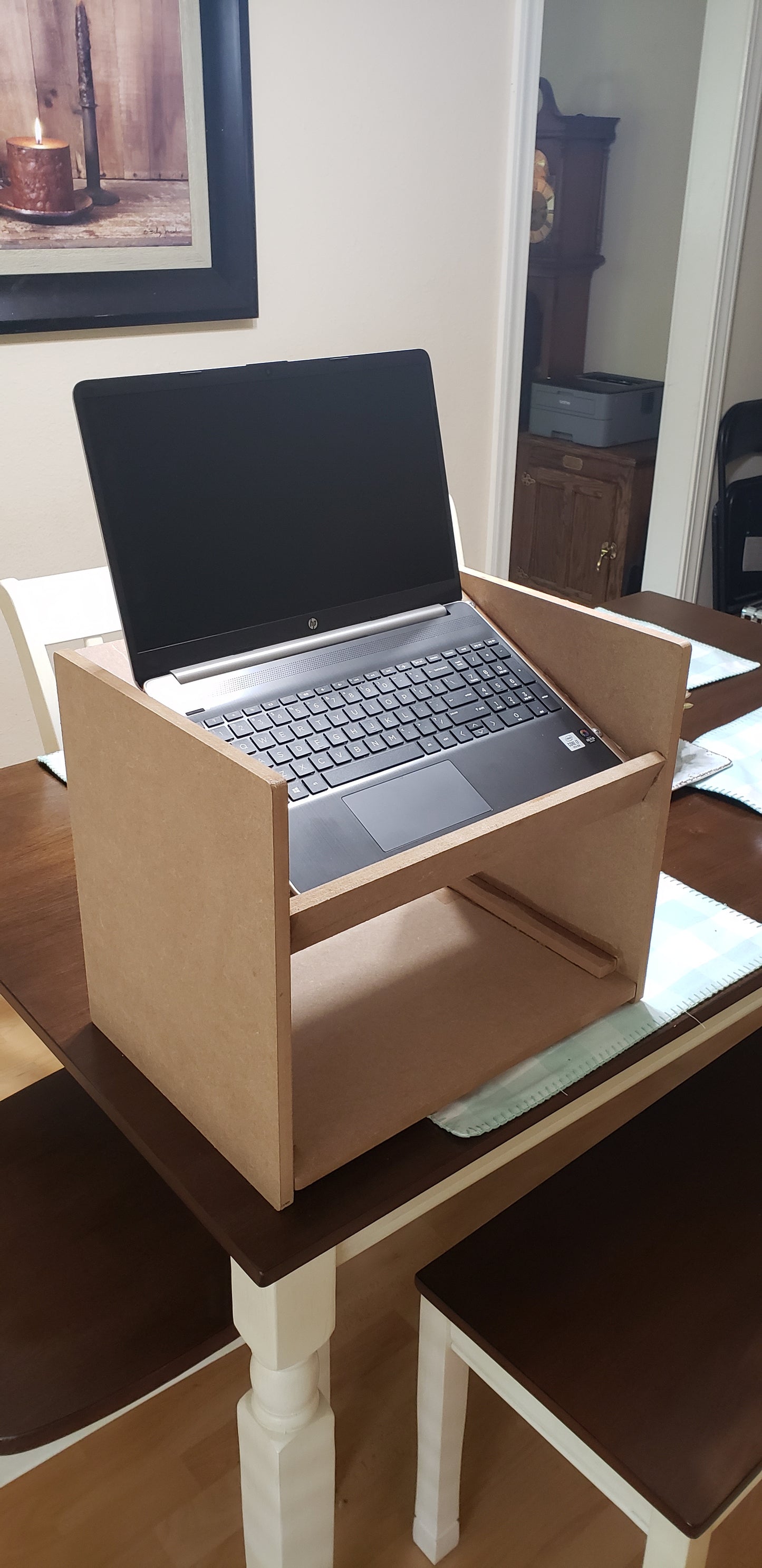 Portable Tabletop Pulpit Lecturn Laptop Stand Kit - LS1